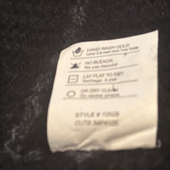 VINCE Striped Black Gray Open Cardigan Sweater Cashmere Wool Size XS S Oversized - Picture 9 of 10